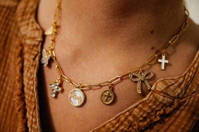 This Mama Prays Charm Necklace